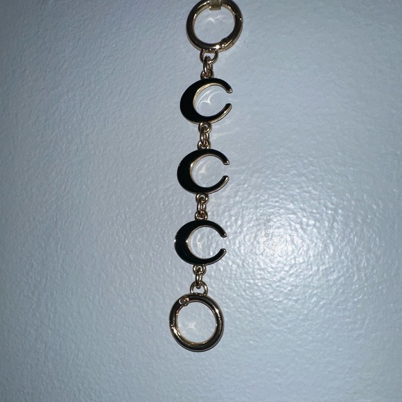 Bag Extender Black and Gold Crescent Moon (BAG NOT INCLUDED) - Picture 3 of 3